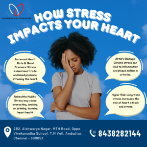 Stress can strain your heart.