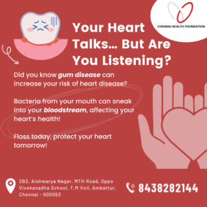 Your mouth and heart are more connected than you think! Bacteria from gum disease can impact heart health. Don’t skip brushing, flossing, and regular check-ups!