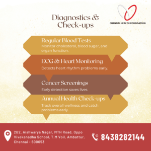 Your body speaks. Regular check-ups help us listen. Prioritize early detection.