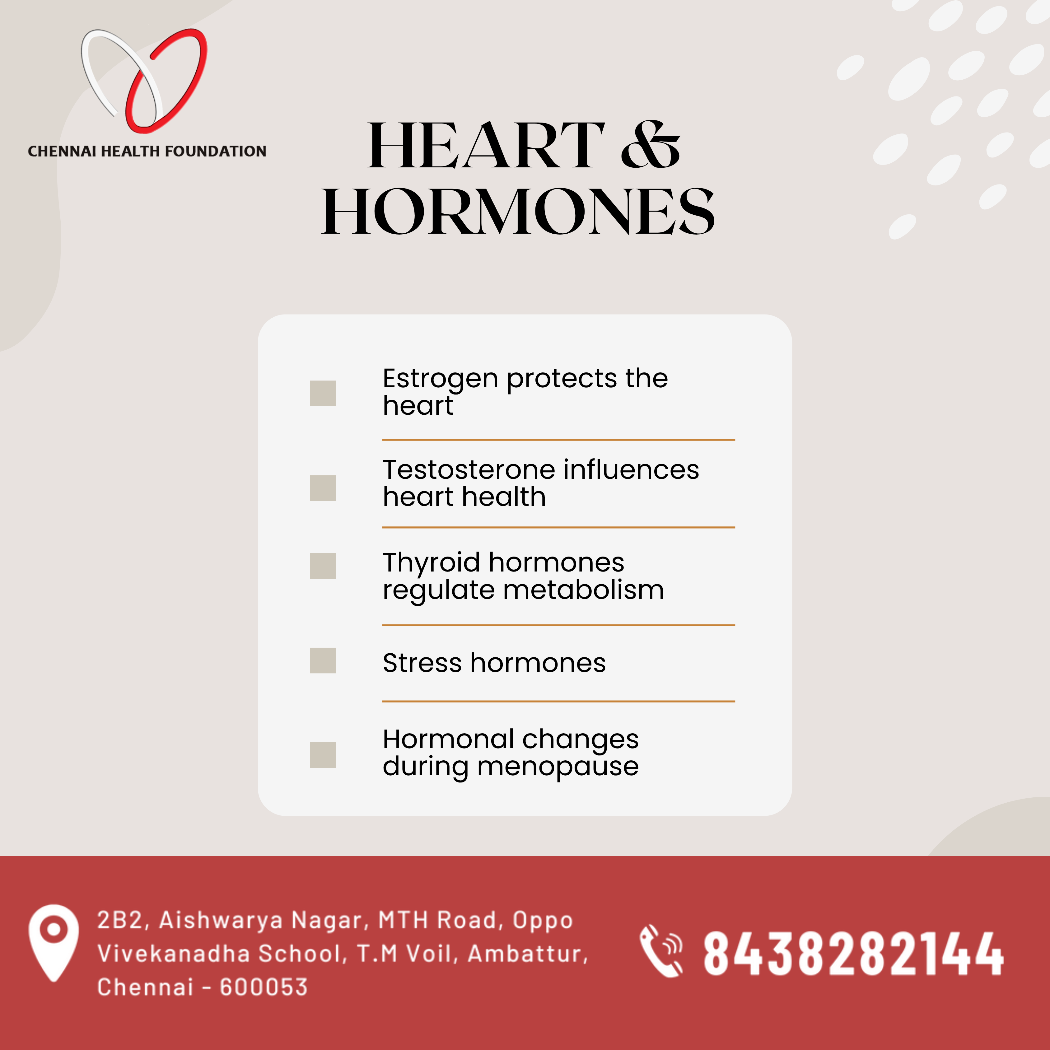 Estrogen protects the heart—when levels drop, heart risks rise.